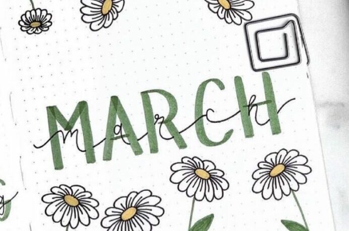 bullet journal mars