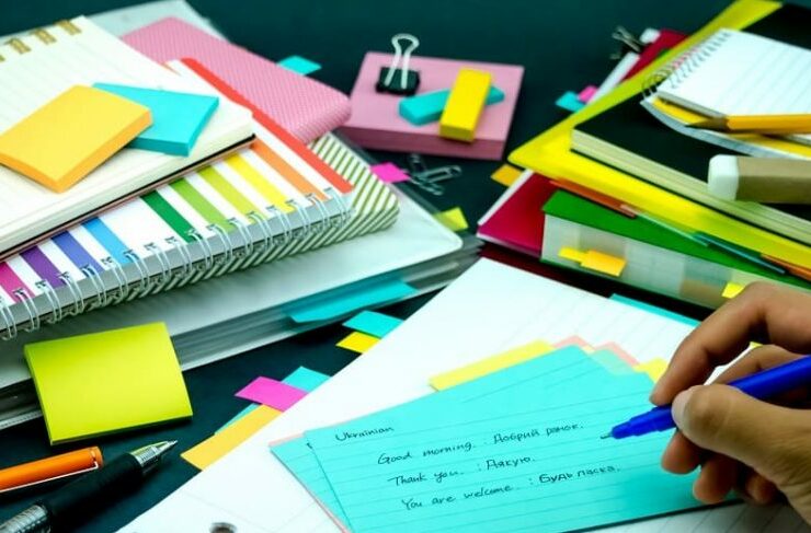 flash cards études